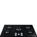 Smeg P755SN1 Plaque de cuisson | Intégré | Noir, À encastrer, Gaz