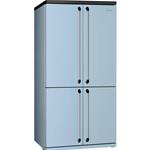 Smeg FQ960PB Frigorífico-congelador | Nevera de vino | Clase energética A+ | Instalación gratuita, Puerta americana, Azul