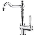 Smeg MIR6CR-2 Mitigeur Évier | Finition chrome, Bec pivotant, Cartouche céramique