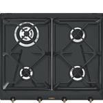 Smeg SRV864AOGH Gas hob Built-in | Class A+ | 4 induction zones, Touch control, Booster function