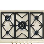 Smeg Coloniale SRV876POGH hob Cream Built-in 68.5 cm Gas 5 zone(s)