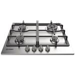 Indesit THP 642 W/IX/I RU Gas hob Built-in | Class A | 4 gas burners, Electronic ignition, Enamelled grids