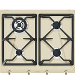 Smeg Coloniale SRV864POGH hob Cream Built-in 60 cm Gas 4 zone(s)