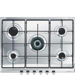 Smeg SE70S-6 Plaque de cuisson | Intégré | acier inoxydable, À encastrer, Gaz