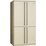 Smeg FQ60CPO Frigorífico-congelador | Nevera de vino | Clase energética A+ | Instalación gratuita, Puerta francesa, Beige