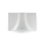 Faber VEIL WH A90 - 110.0324.953 Campana extractora De pared | Clase energética A | Vidrio curvo blanco mate, 90 cm, iluminación LED