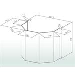 Faber CAMINO SUPERIORE KIT PREMIO ANGOLO  - 112.0157.263 Fireplace kit Accessories | Class - | Chimney kit, H990mm, Compatible with Faber