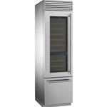 Smeg WF366LDX Vinoteca | Nevera de vino | Clase energética A | Instalación gratuita, 54 botella/botellas, luz interior