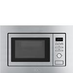 Smeg FMI017X Microwave oven Built-in | Class A | Capacity 20 L, microwave + grill, electronic timer