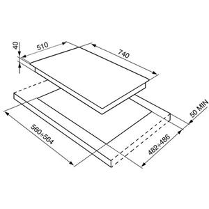 Smeg PV750S Placa de cocción | Encastrado