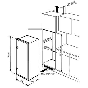 Smeg FL227APZD Kühl-gefrierkombination | Einbauversion | Energieklasse A+ | Einbauversion, 40 dB, 2 kg/24 h