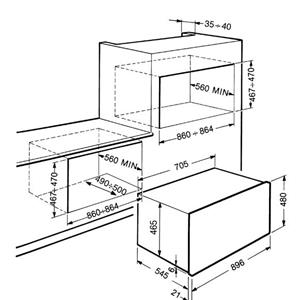 Smeg SE995XT-5 Backofen | Einbau