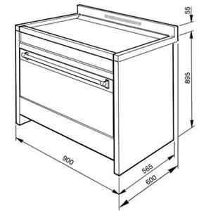 Smeg CS19-7 Herd | Küche | Energieklasse A | Küche, Edelstahl, Drehknopf