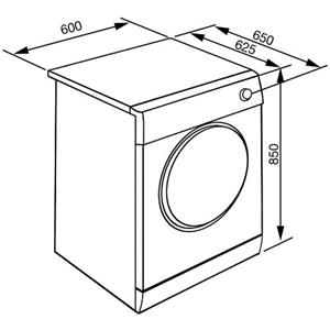 Smeg CDL83 Sèche-linge | Pose libre | Installation libre, Chargement frontal, Blanc