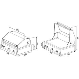 Grill Smeg BQ91T