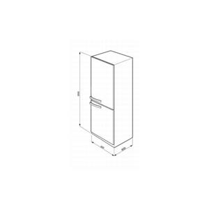 Smeg FC35APX Frigorífico-congelador | Instalación libre