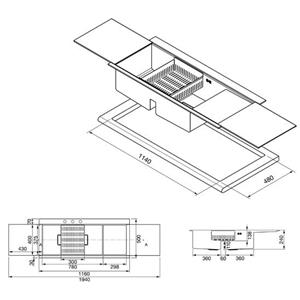 Smeg LQVS116D Spülbecken | Einbau