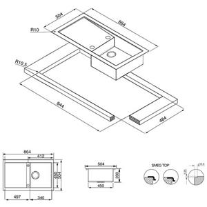 Sink Smeg LR861