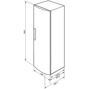 Smeg FA35PX3 Refrigerator | Freestanding