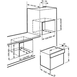 Smeg SC445MCX1 Backofen | Einbau | Klein, Elektroofen, 32 L