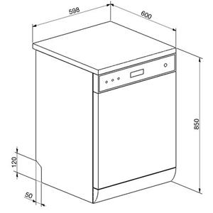 Smeg LP364X Lavavajillas | Instalación libre