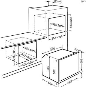 Smeg SCMW580PZ Backofen | Einbau