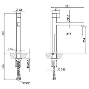Smeg ML19-IS2 Tap and mixer