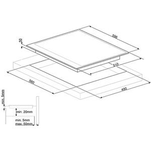 Smeg PI964P Kochfeld | Einbauversion | Creme, Einbauversion, Induktionskochfeld