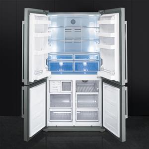 Smeg FQ60XP1 Frigorífico-congelador | Nevera de vino | Clase energética A+ | 346 L, No Frost (frigorífico), SN-N