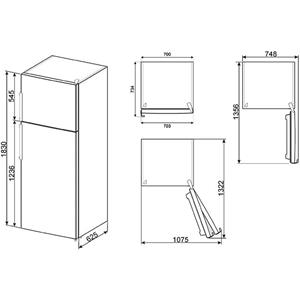 Smeg FD43PSNF4 Frigorífico-congelador | Nevera de vino | Clase energética A+ | 432 L, No Frost (frigorífico), SN-T