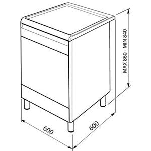 Smeg CX60SV9 Herd | Küche | Energieklasse A | Küche, Edelstahl, Drehknopf