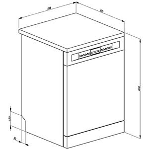 Smeg LVS533XIN Lavavajillas | Nevera de vino | Clase energética A+++ | Instalación gratuita, Dimensión máxima (60 cm), acero inoxidable