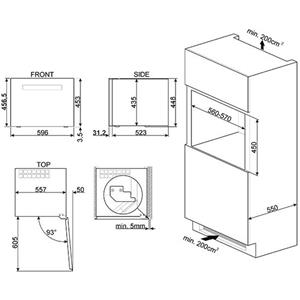 Smeg CVI618NR Cave à vin | Intégré | Classe énergétique A+ | Cave à vin thermoélectrique, À encastrer, 18 bouteille(s)