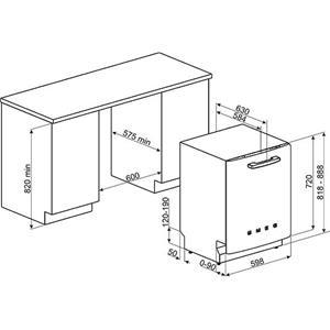 Smeg ST2FABPK Lave-vaisselle | Encastré