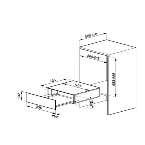 Smeg CT15NE-2 Warming drawer | Built-in