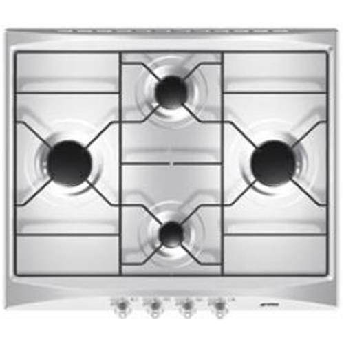 Smeg SE264SX3 Kochfeld | Einbauversion | Edelstahl, Einbauversion, Gas