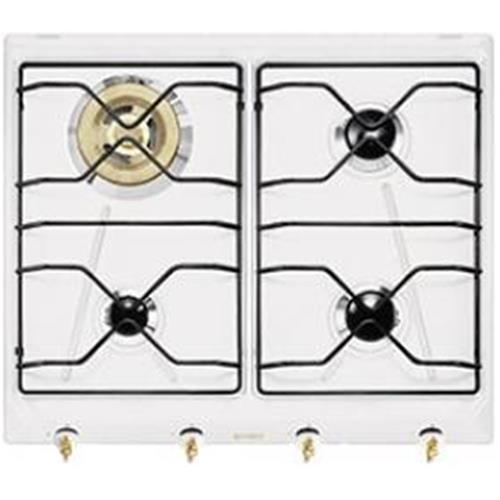 Smeg SRV864B Kochfeld | Einbauversion | Weiß, Einbauversion, Gas
