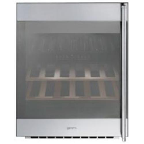 Smeg CVI38XS Cave à vin | Intégré | À encastrer, 38 bouteille(s), éclairage intérieur