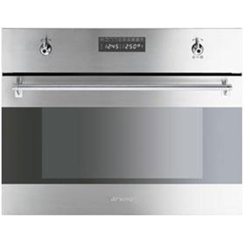 Smeg S45MFX2 Backofen | Einbau | Energieklasse A | Klein, Elektroofen, 37 L