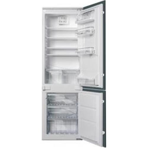 Smeg CR325P Kühl-gefrierkombination | Einbauversion | Energieklasse A+ | 271 L, SN-ST, 37 dB