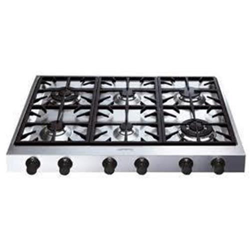 Smeg PV96-3 Placa de cocción | Nevera de vino termoeléctrico | Para empotrar, Gas, 6 fogones