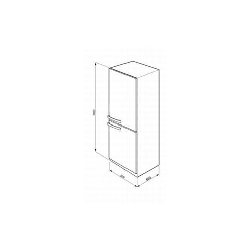 Smeg FC35APX Frigorífico-congelador | Instalación libre