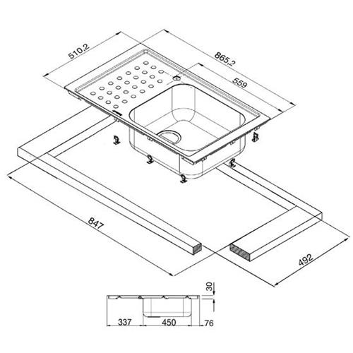 Sink Smeg LV951D-2