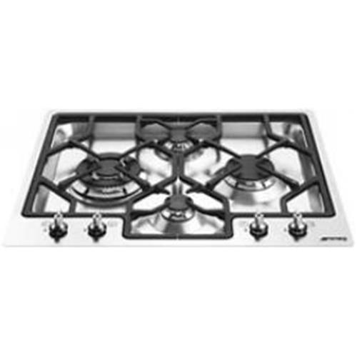 Smeg PGF64F-4 Kochfeld | Einbauversion | Edelstahl, Einbauversion, Gas