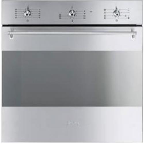 Smeg SF388X Horno | Nevera de vino termoeléctrico | Clase energética A | Promedio, horno eléctrico, 70 L