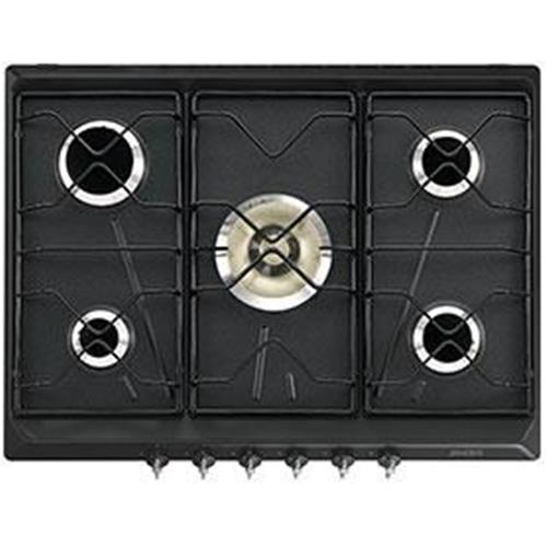 Smeg SRV876AS6 Plaque de cuisson | Intégré | À encastrer, Gaz, 5 réchaud(s)