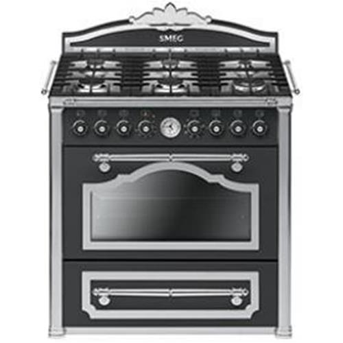 Smeg CC9GAX Cuisinière | Haut | Classe énergétique A | Cuisine, Bouton, Façade