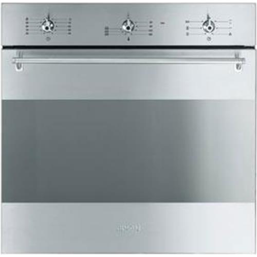 Smeg SF381X Backofen | Einbauversion | Energieklasse A | Medien, Elektroofen, 70 L
