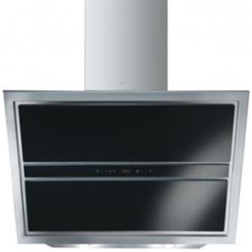 Smeg KCVR9NE Dunstabzugshaube | cristal-negro, 7l, Ansaug-/Filterbetrieb