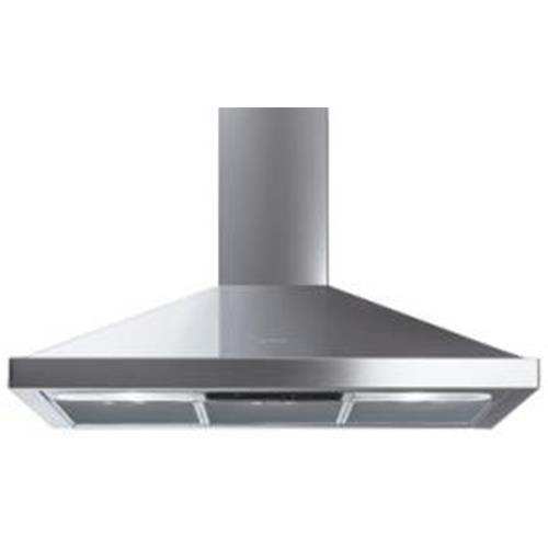 Smeg KSED92X Dunstabzugshaube | Einbau | Energieklasse E | 450 m3/h, Ansaug-/Filterbetrieb, Wand-Dunstabzugshaube